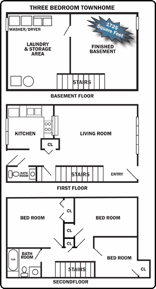 3 Bedroom Floorplan