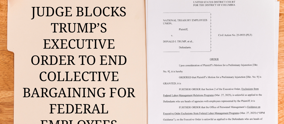 Judge Blocks Trumps EO