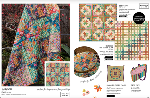 Kindred Sketches | Kathy Doughty | Blue/Green | FIGO | OhSewSally!