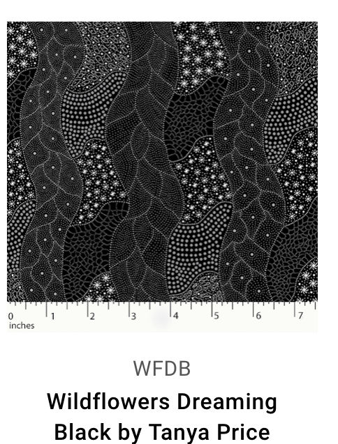 Thumbnail: Aboriginal Fabrics-M & S Textiles- Black