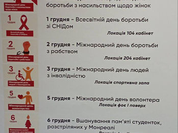 В нашій школі стартувала Всеукраїнська акція 16 днів проти насильства.