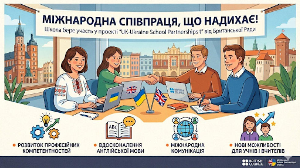 Міжнародна співпраця, що надихає!