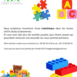 Aidez-nous à constituer notre ludothèque