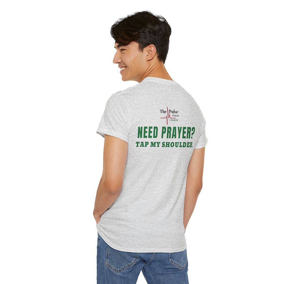 Thumbnail: Prayer Squad Unisex Heavy Cotton Tee - Perfect for Faith Gatherings and Support