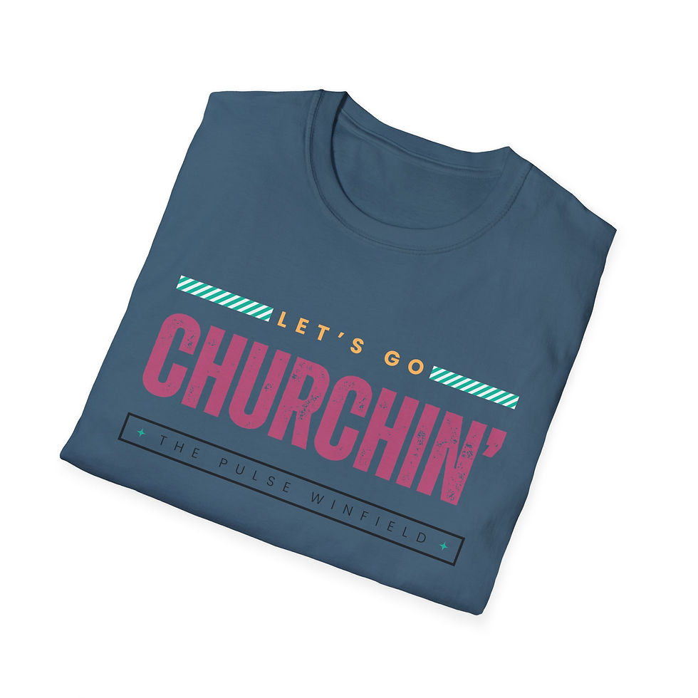 Thumbnail: Let's Go Churchin' Unisex Softstyle T-Shirt 
