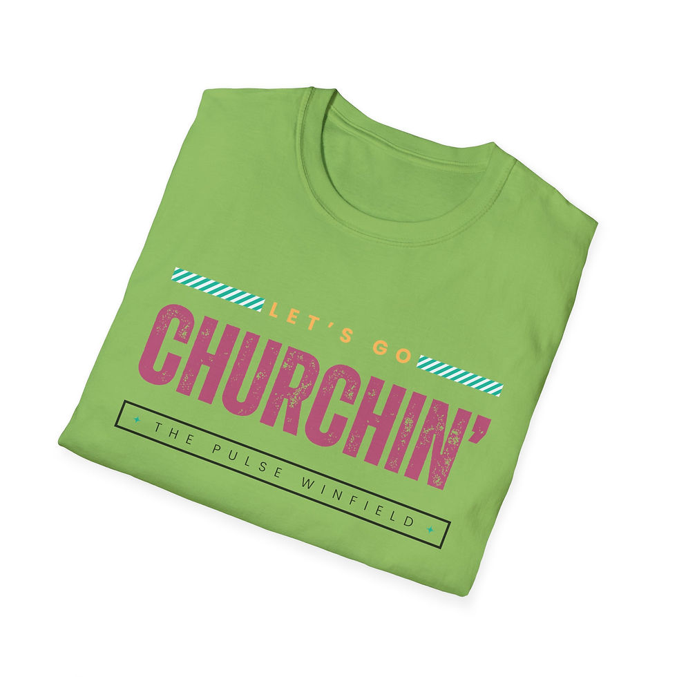 Thumbnail: Let's Go Churchin' Unisex Softstyle T-Shirt 