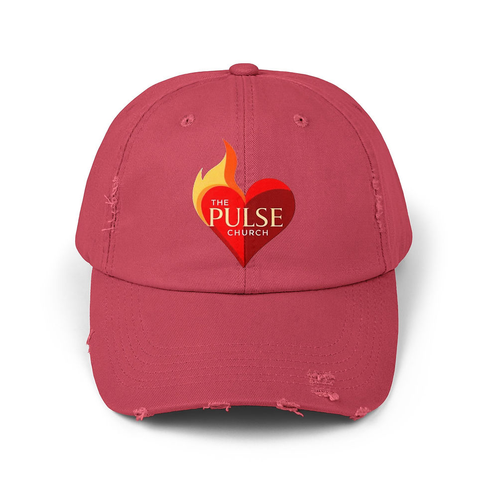 Thumbnail: Pulse Church Distressed Cap Unisex 