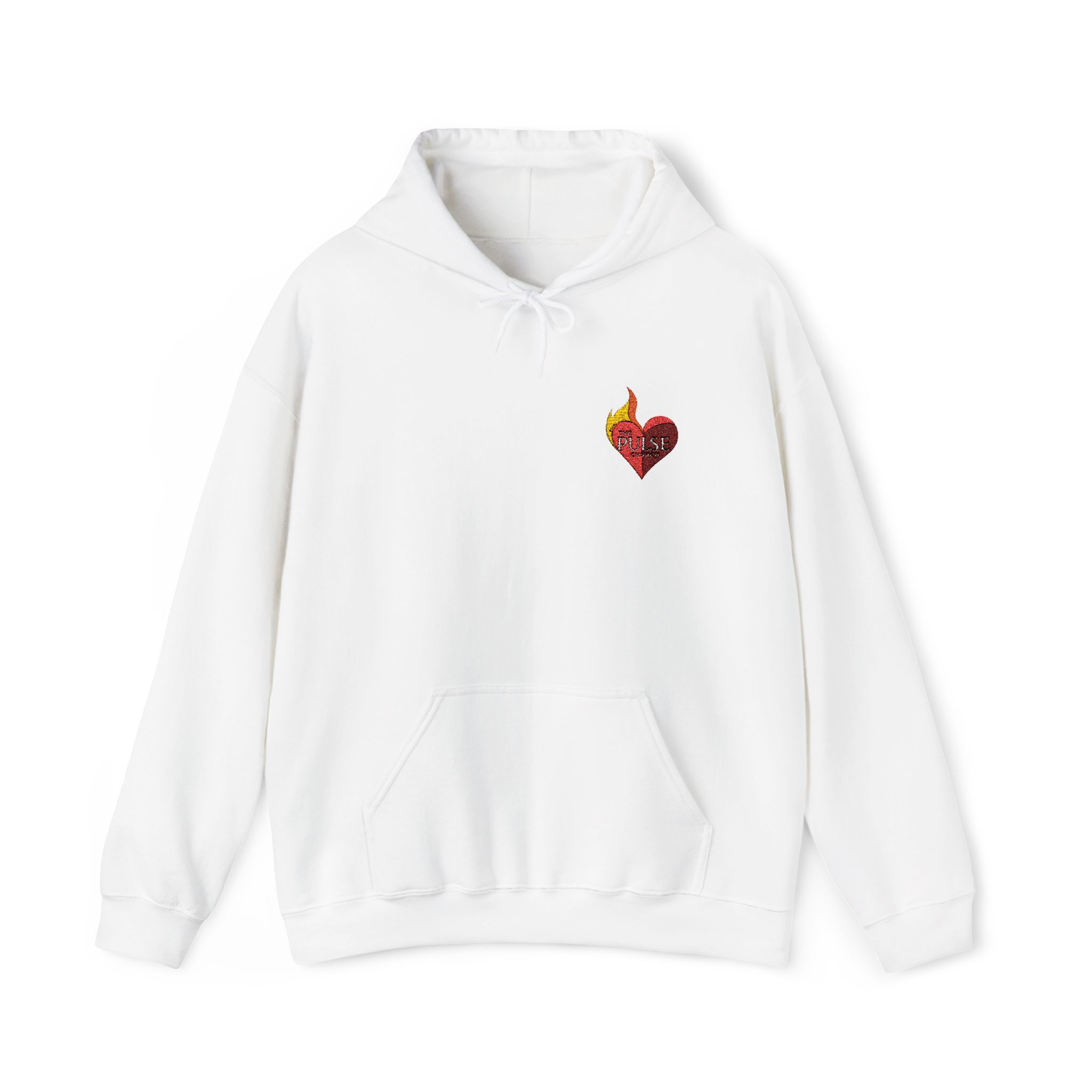 Pulse Embroidered Logo Hoodie