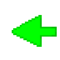 Blinking arrow animated GIF