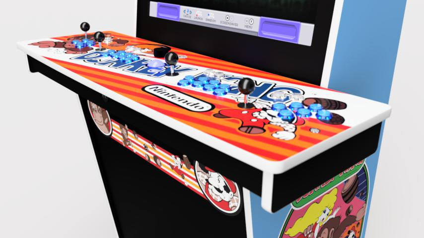 Donkey Kong MEGACADE 32-Inch 4-Player Custom Upright Arcade Cabinetr MEGACADE 32-Inch 2-Player Custo