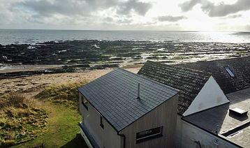 New roof in carnoustie slated with spanish slates