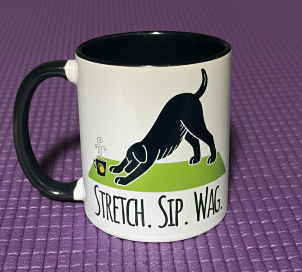 Mug with Puppy Yoga