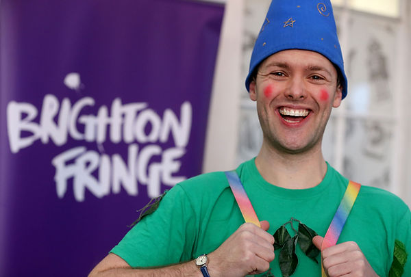 Twig the Pixie at Brighton train station