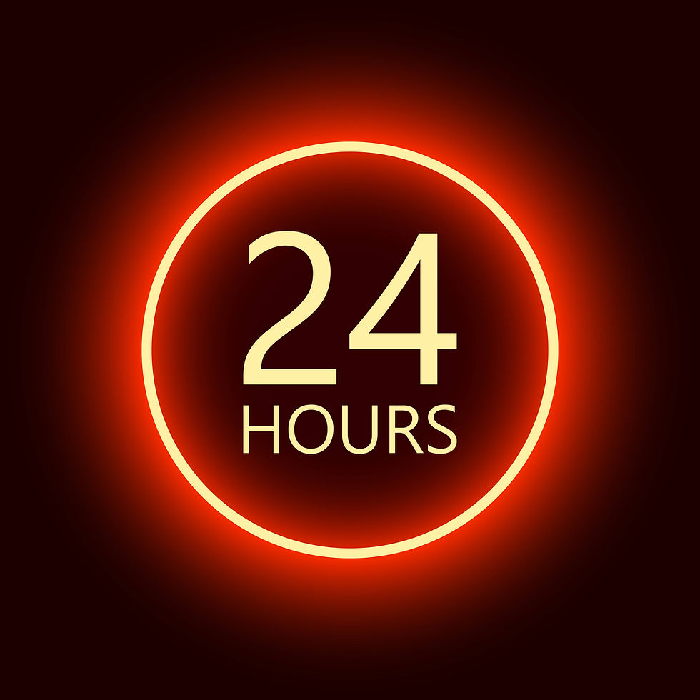 24 hour sign