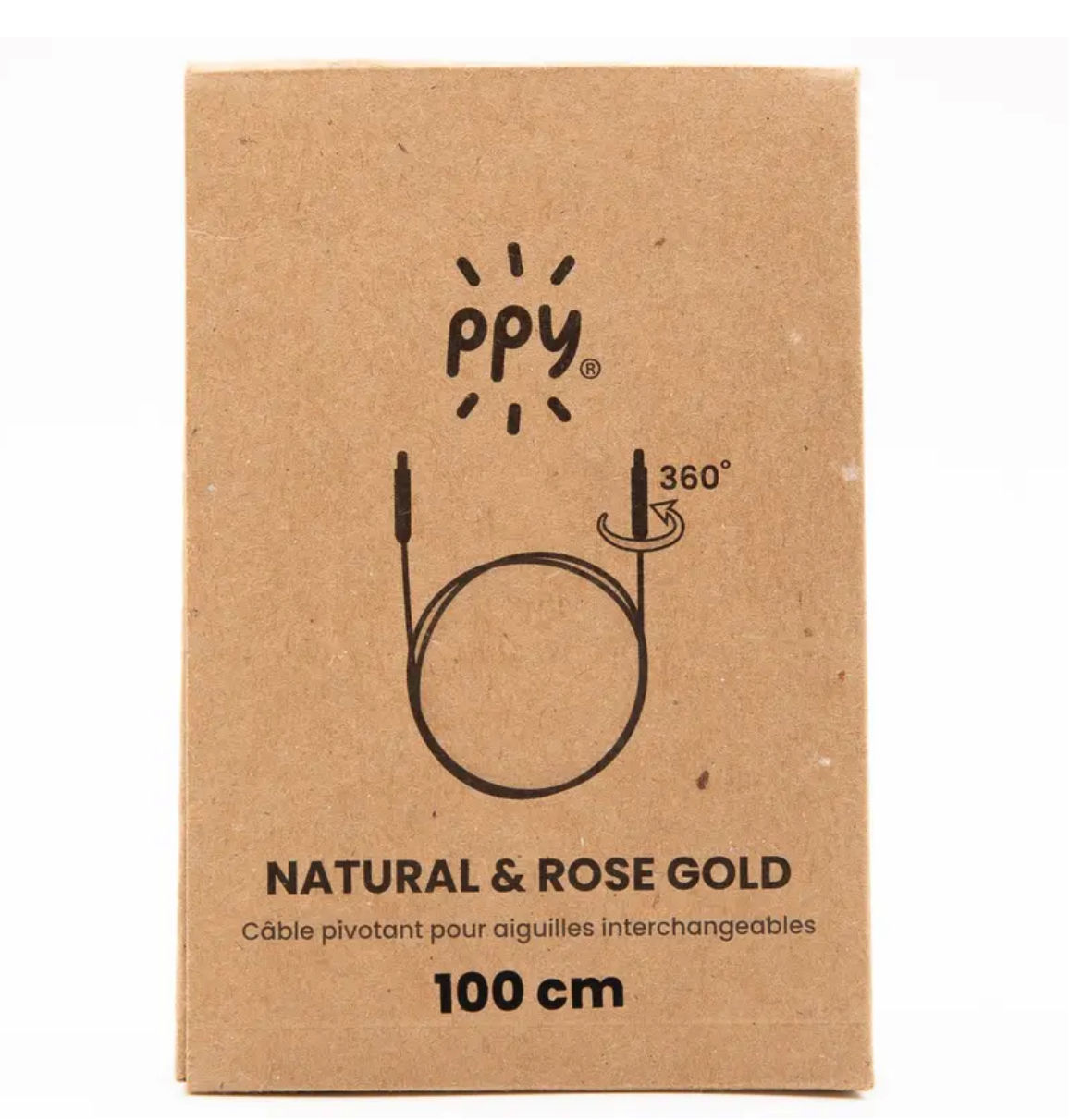 Câble pivotant pour aiguilles circulaires PPY