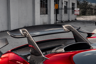 Crimson Koenigsegg Under Slate Skies-6