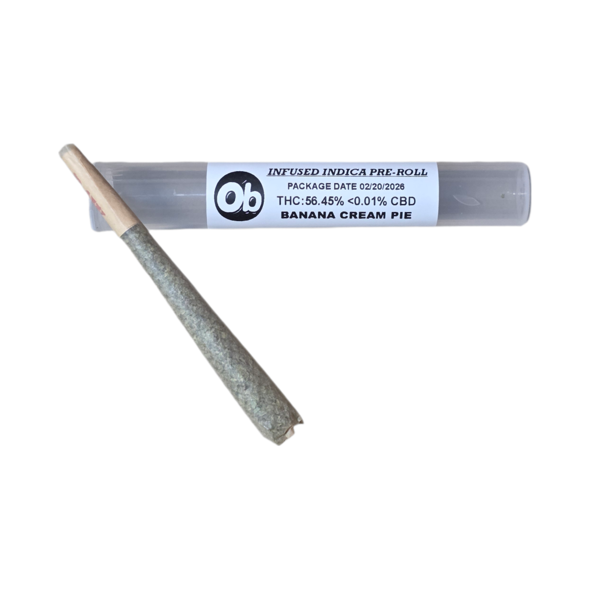 Banana Cream Pie Infused King Size Preroll Indica