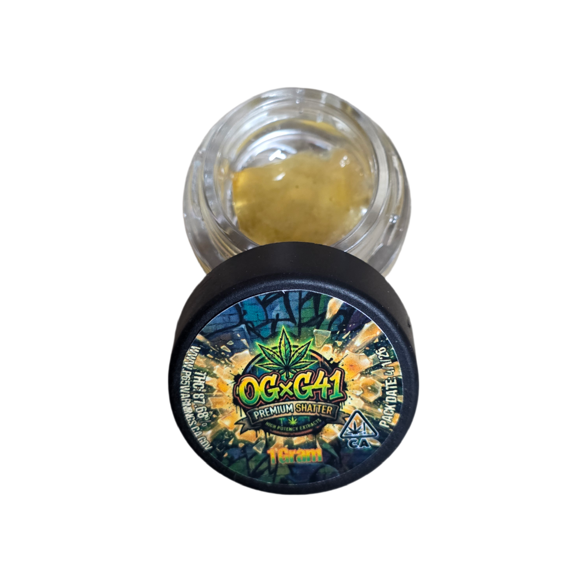 OG x G41 1 Gram Premium Shatter Wax