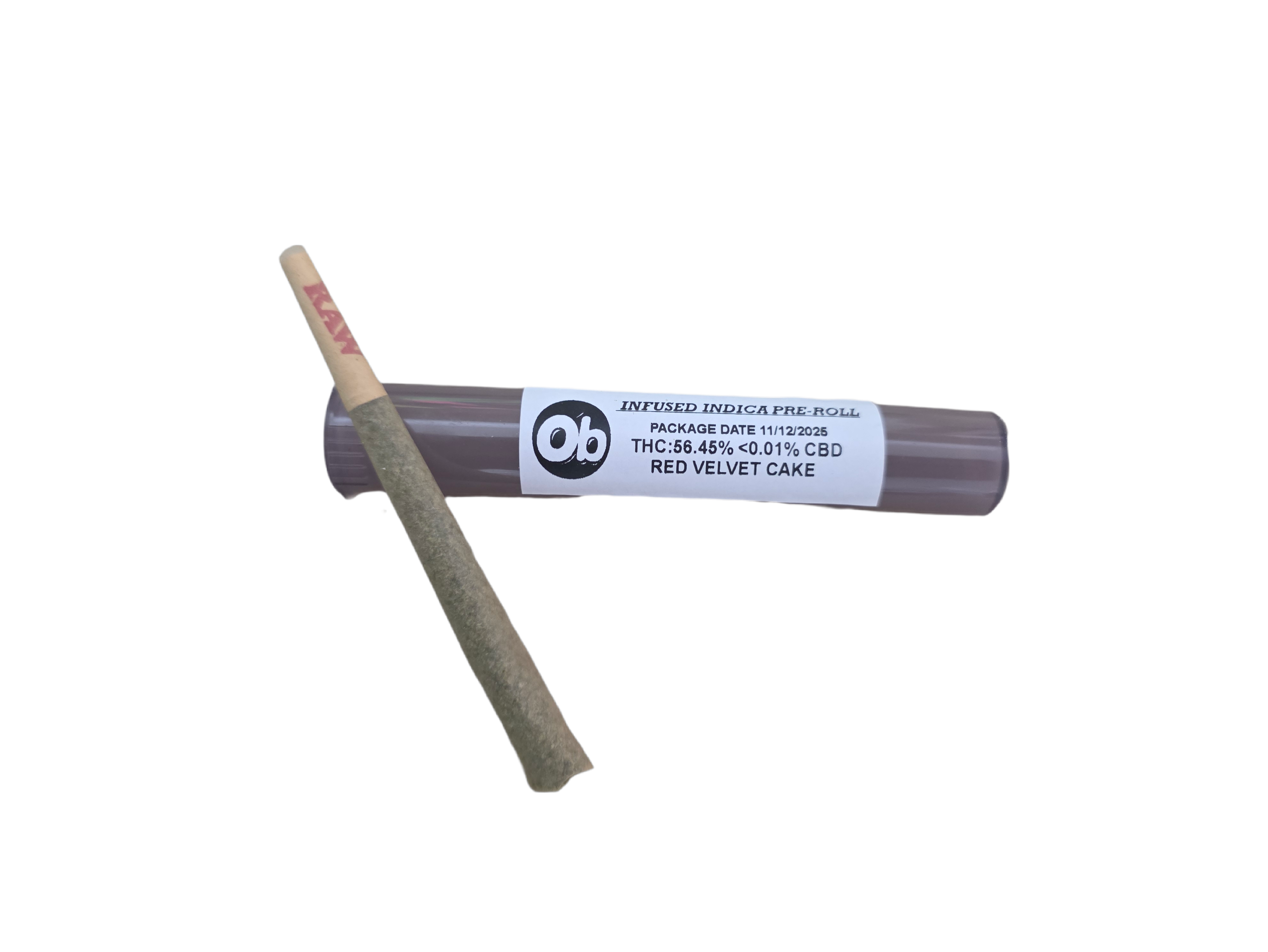 Red Velvet Cake Infused Pre Roll King Size Indica