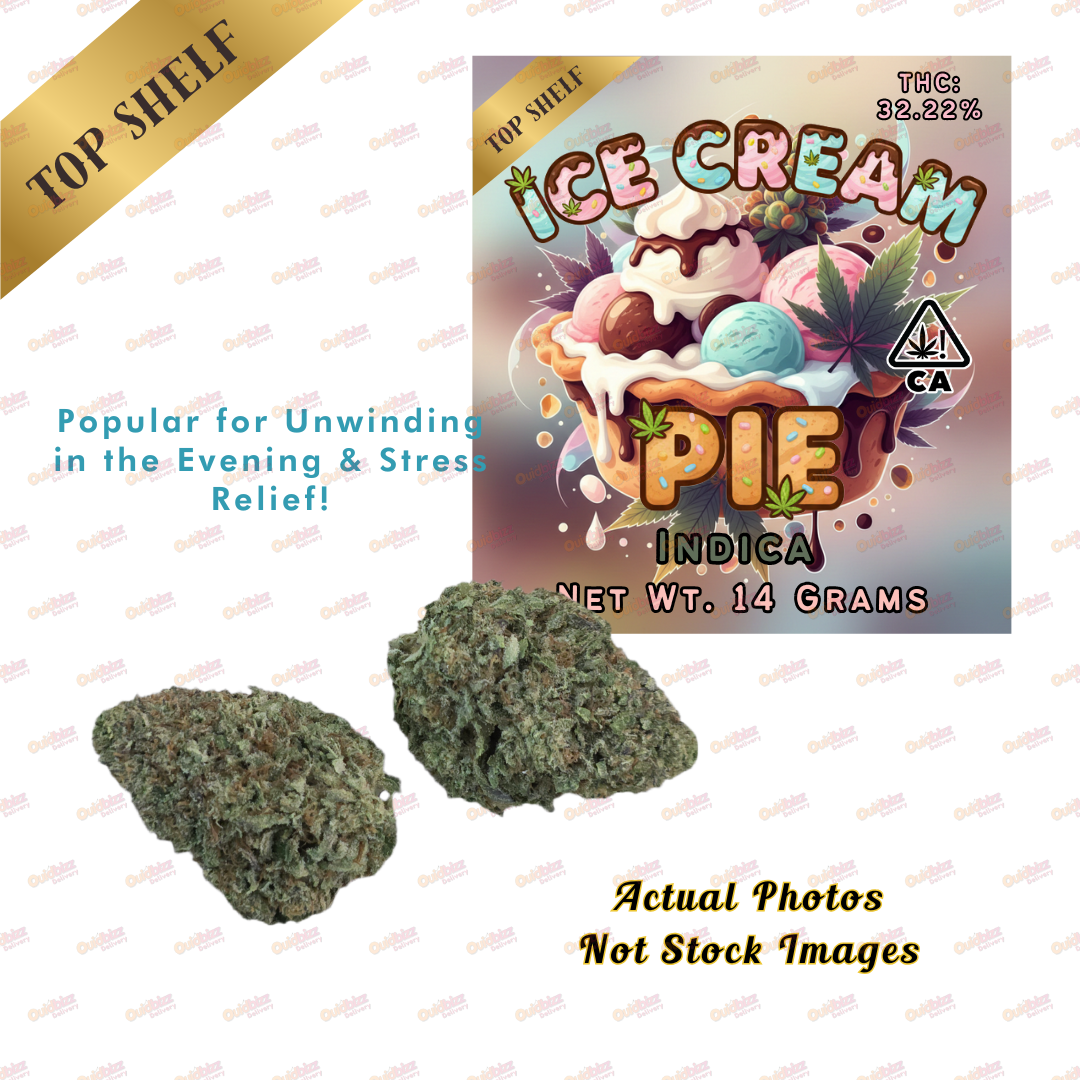 Ice Cream Pie 14 Grams Premium Indica Flower Top Shelf