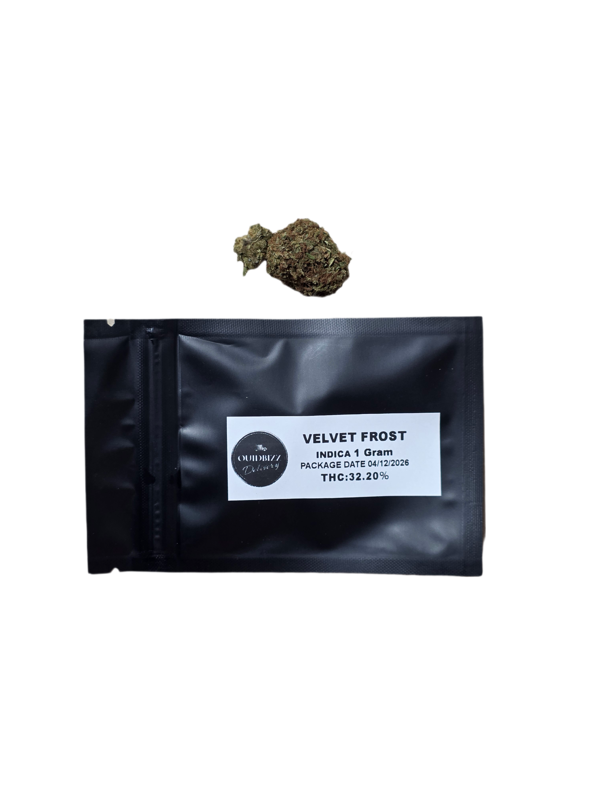 Velvet Frost 1 Gram Premium Indica Flower