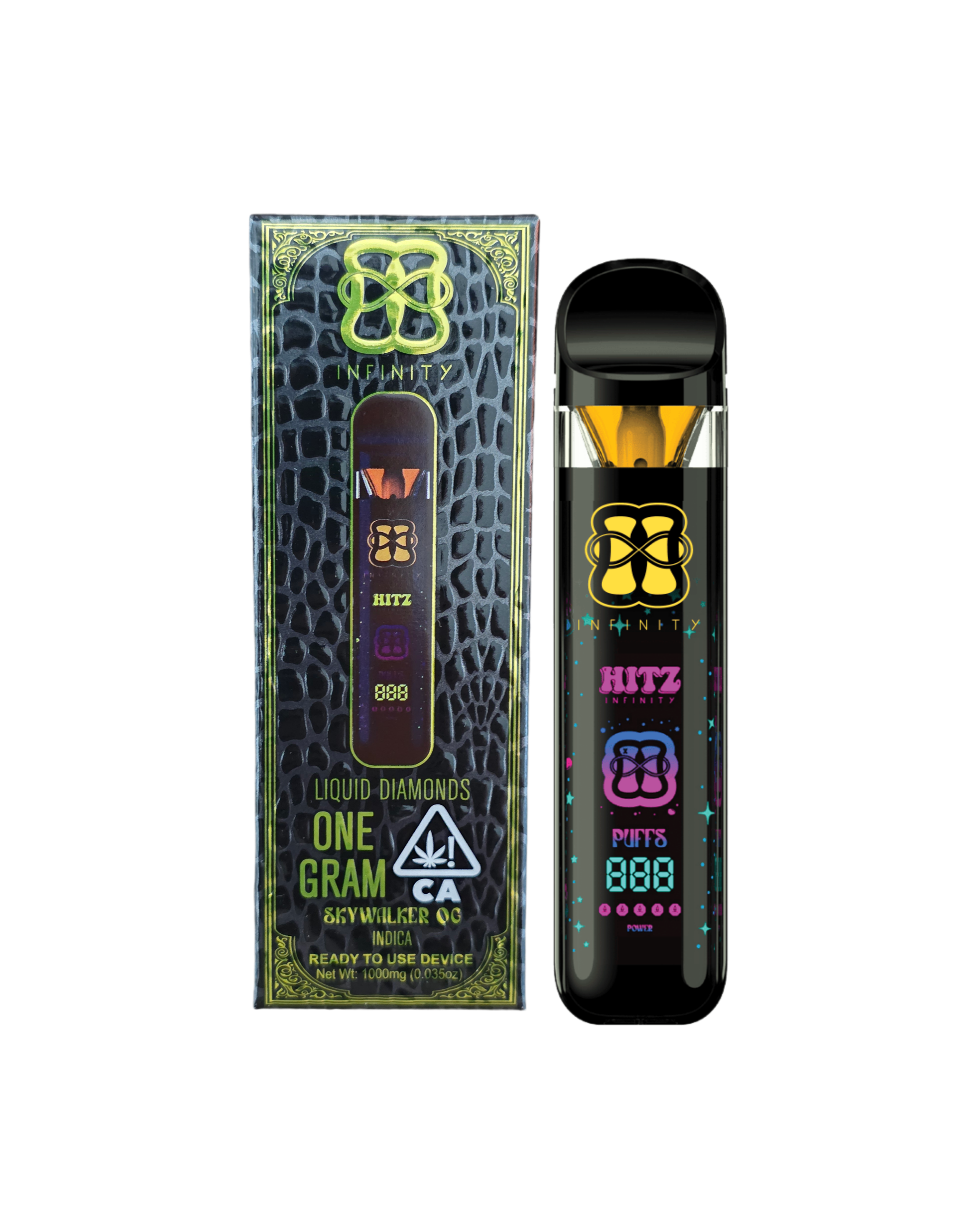 Hitz Infinity Skywalker OG 1 Gram Vape Pen Indica