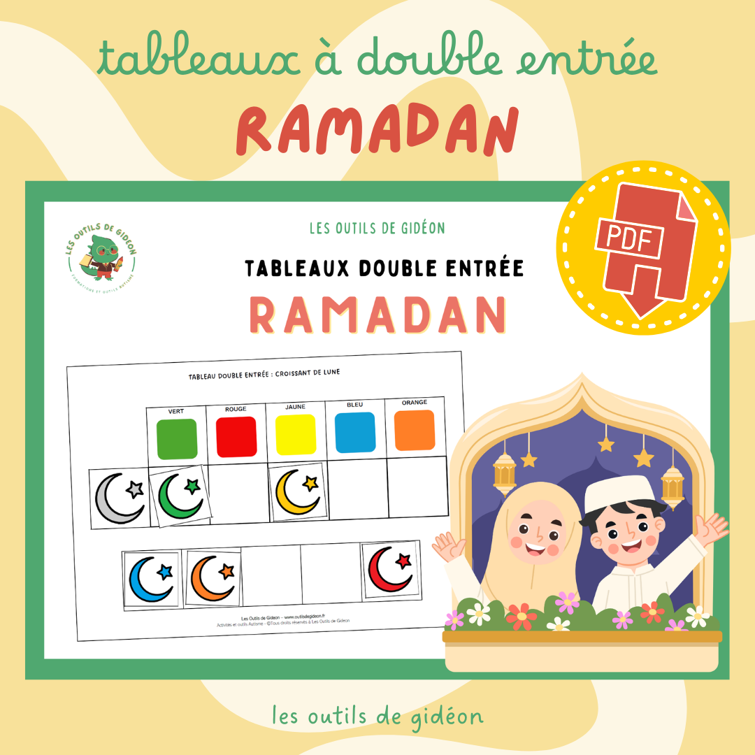 Ramadan - Tableaux double entrée