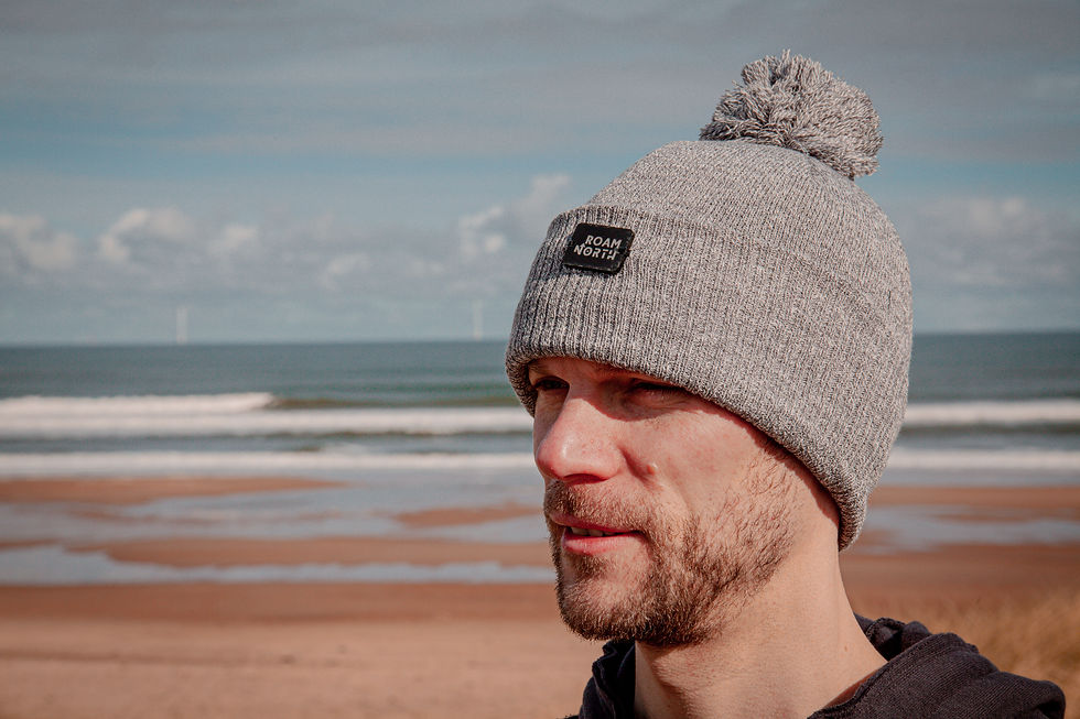 Thumbnail: Water Repellent Thermal  Beanie - Grey