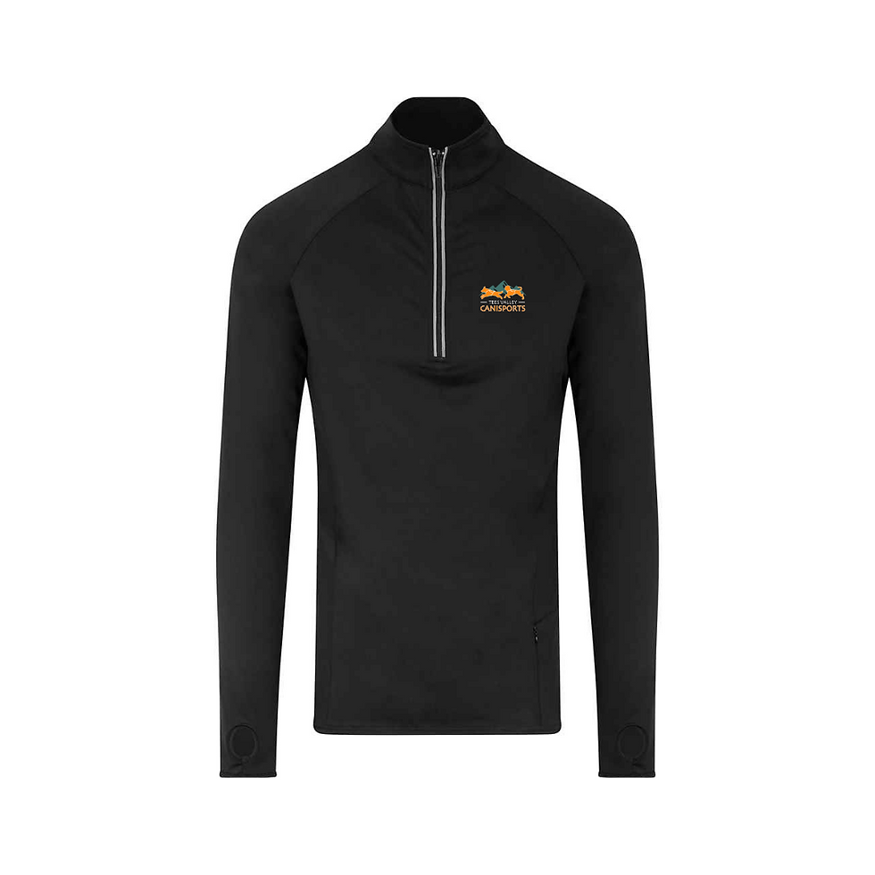 Tees Valley Canisports 1/2 zip Cool Tech Top