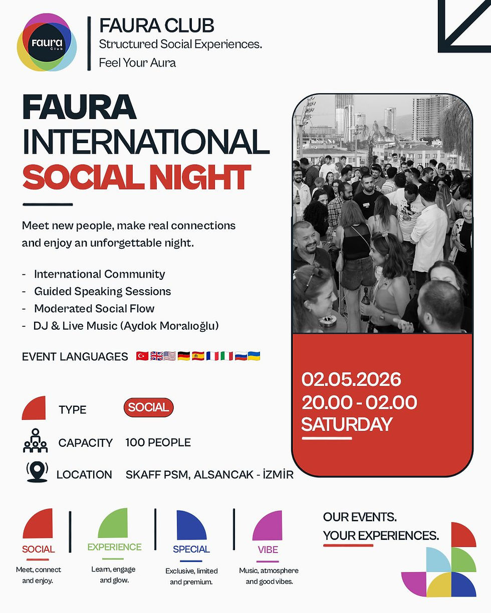 Faura International Social Night 🌍✨