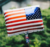 Globo de la bandera de los Estados Unido