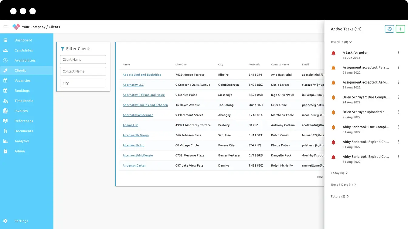 Task Management for Temp Recruitment Agencies | Tempally