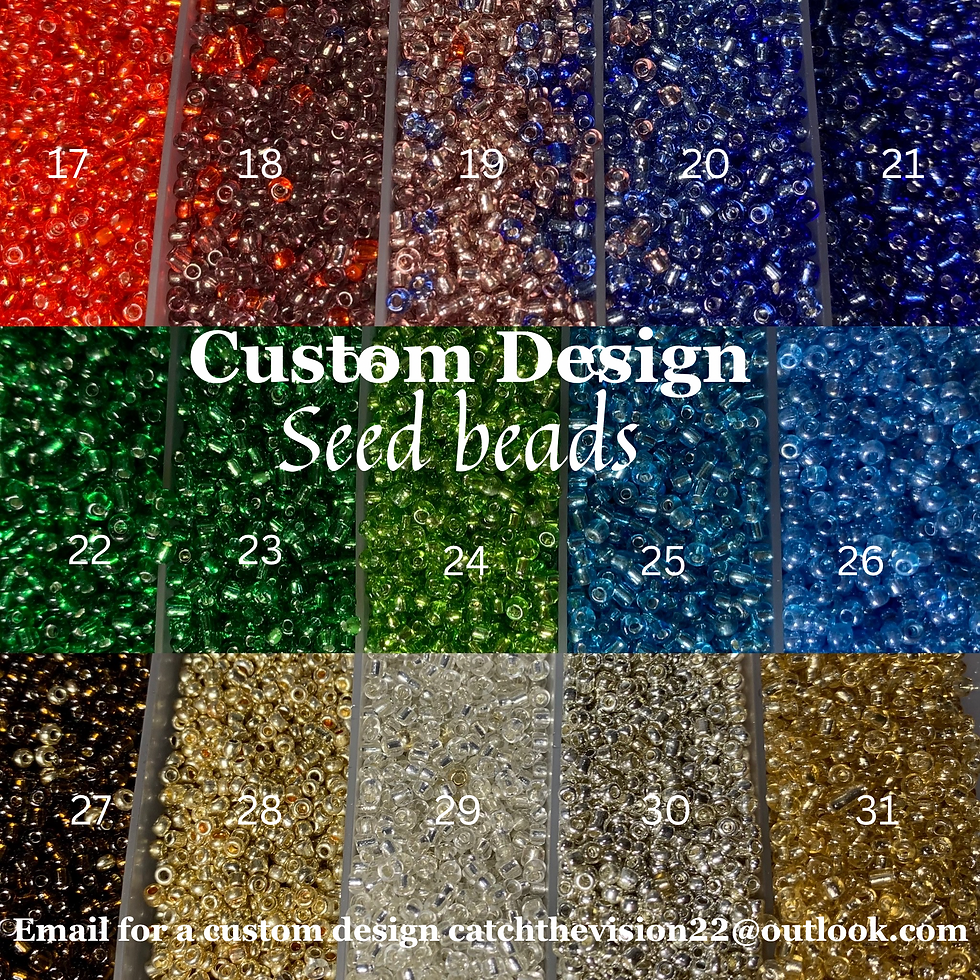 Thumbnail: Beaded Head Pin Earrings 