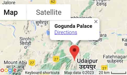 gogunda palace directions