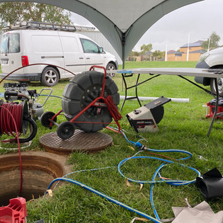 Pipe Relining under a carpark in Carnegie VIC