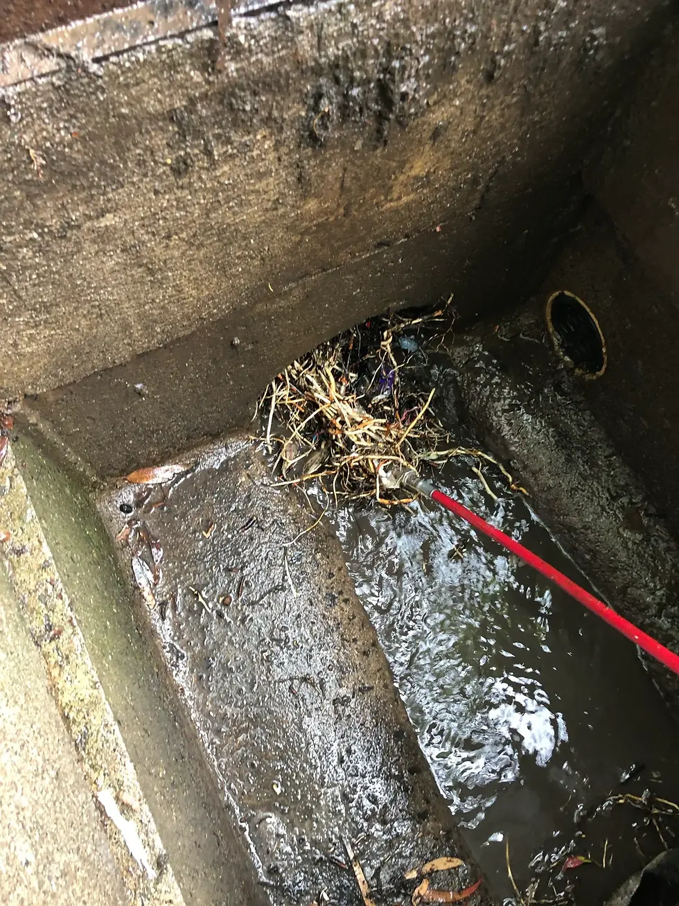 ATC Plumber unblocking drainage pipe using BAR group high pressure water jet