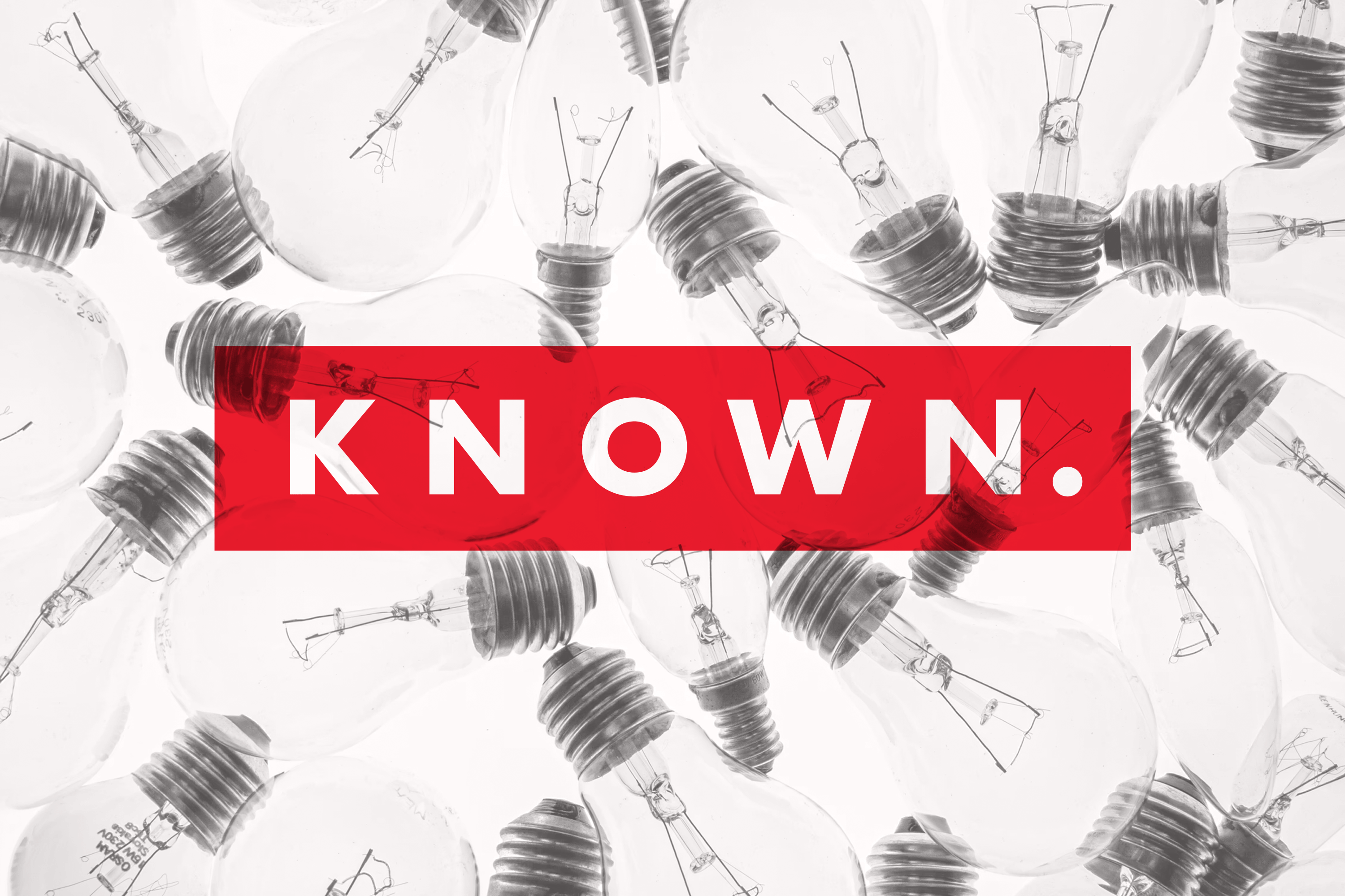 Known. Logotype