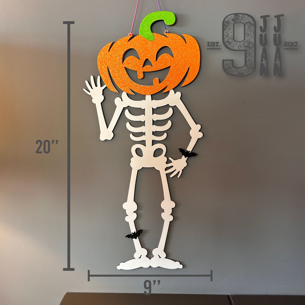 SKELETON PUMPKIN HEAD LARGE.