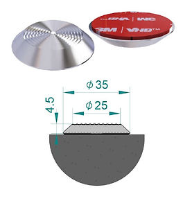 self adhesive aluminium tactile stud