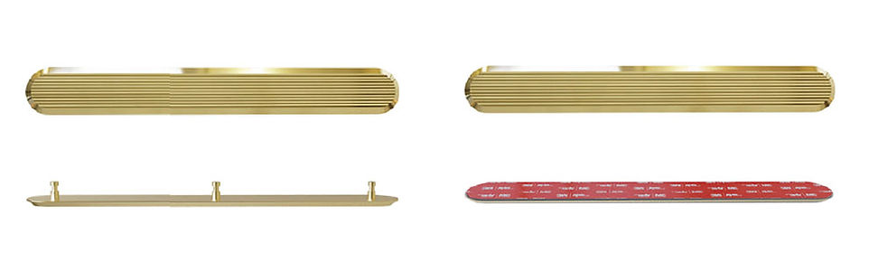 brass tactile directional strips