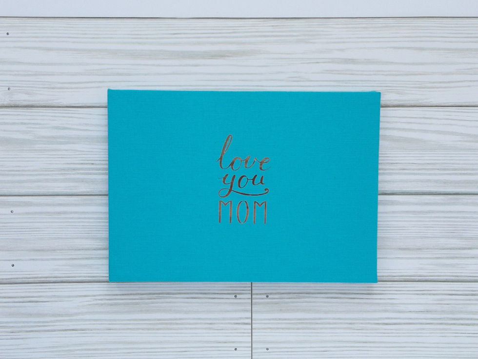 Thumbnail: blue personalized video book gift for mom