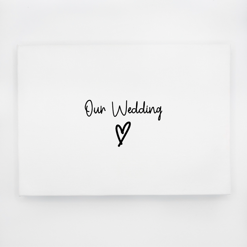 Our Wedding - Handwriting