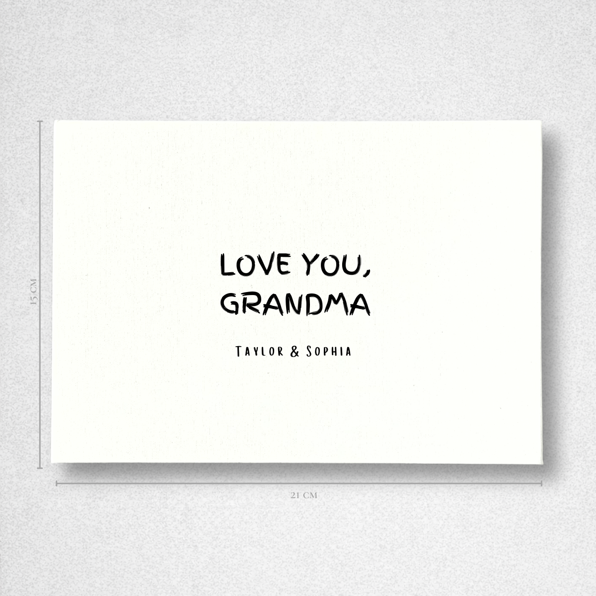 Love You Grandma Script Names Video Book