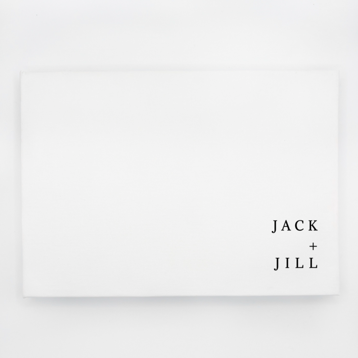 Wedding Video Book - Modern Two Names