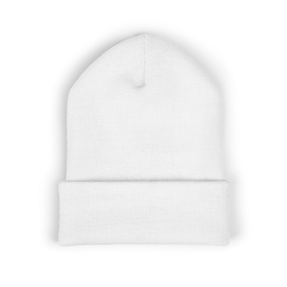 Intent Training Beanie White Back View