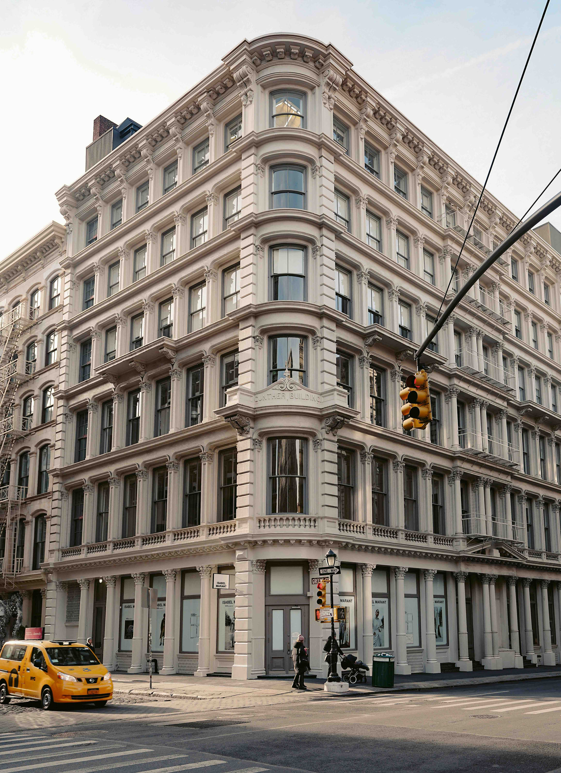 Corner building in Soho, NYC
