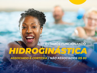 Hidroginástica na AABB! Confira aqui.