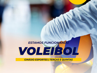 Voleibol na AABB! Confira.