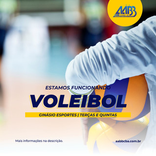 Voleibol na AABB! Confira.