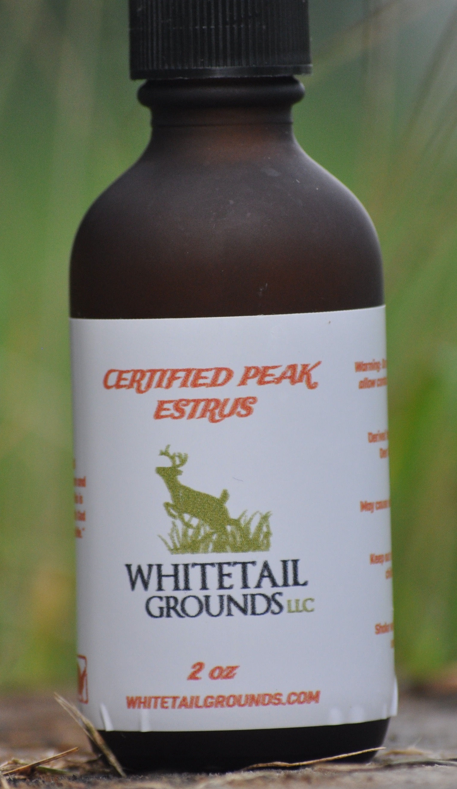 Certified Peak Doe Estrus 2oz. Glass Bottle